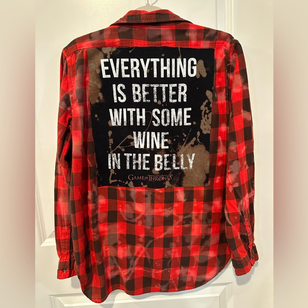 Everything Is Better W Some Wine In The Belly Upc… - image 1
